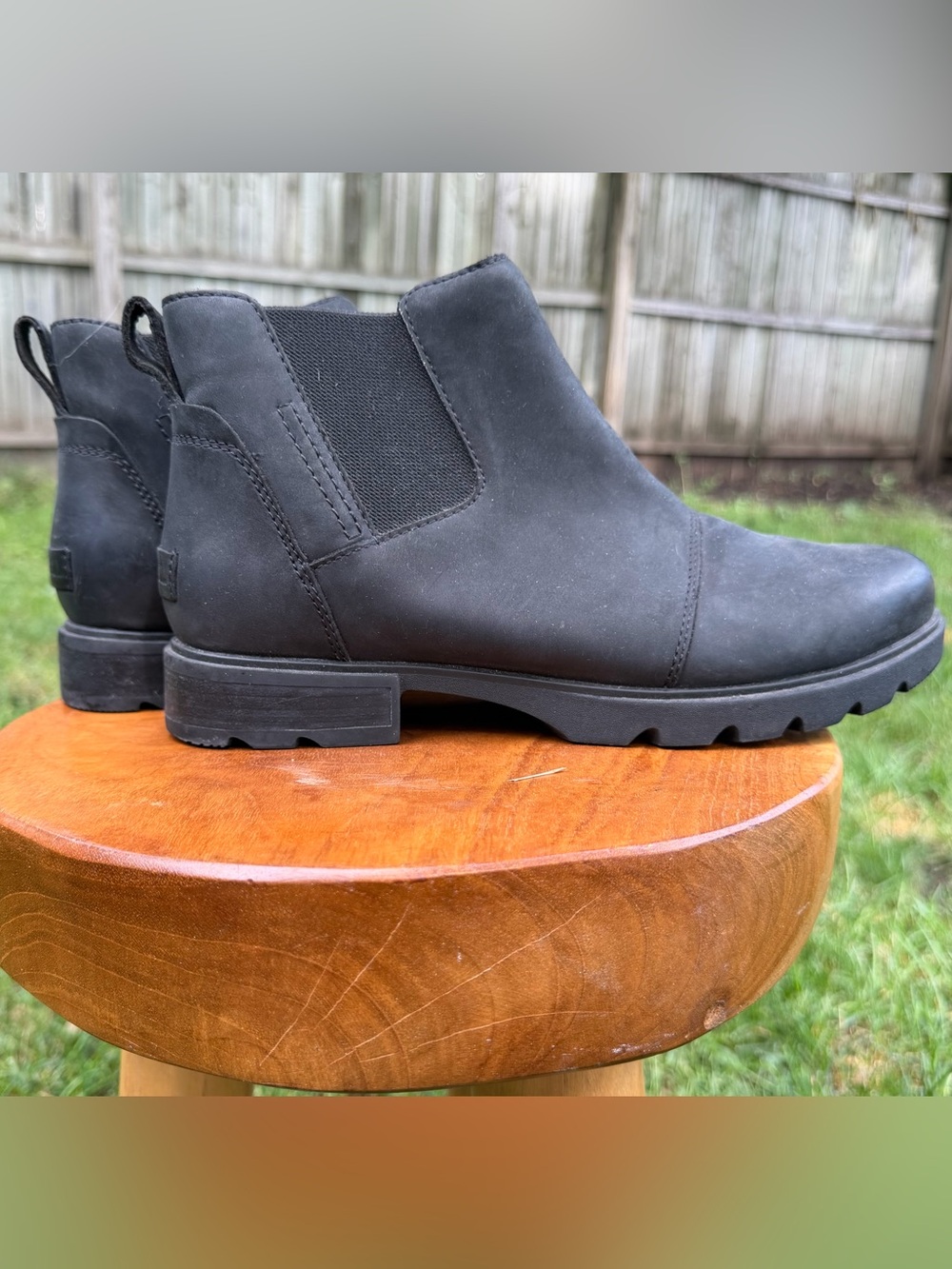 Sorrel Black Chelsea Ankle Boot Size 9